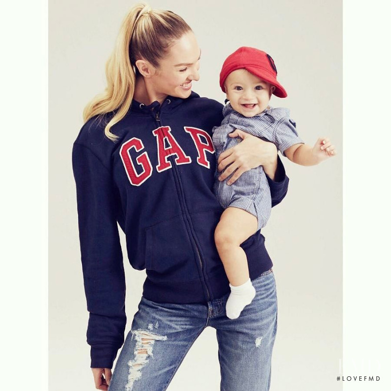 Candice Swanepoel featured in  the Gap advertisement for Summer 2017