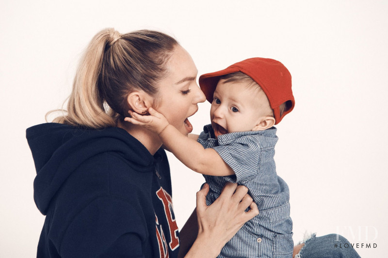 Candice Swanepoel featured in  the Gap advertisement for Summer 2017