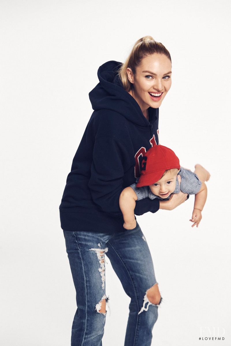Candice Swanepoel featured in  the Gap advertisement for Summer 2017