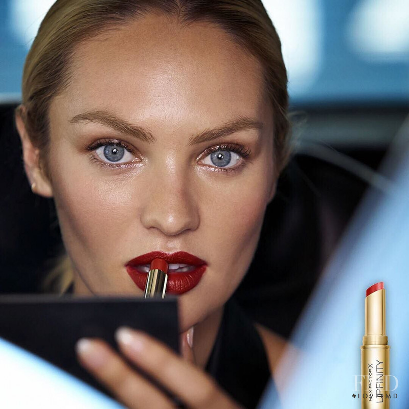 Candice Swanepoel featured in  the Max Factor advertisement for Spring/Summer 2017