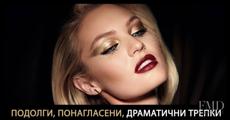 Candice Swanepoel featured in  the Max Factor advertisement for Summer 2016