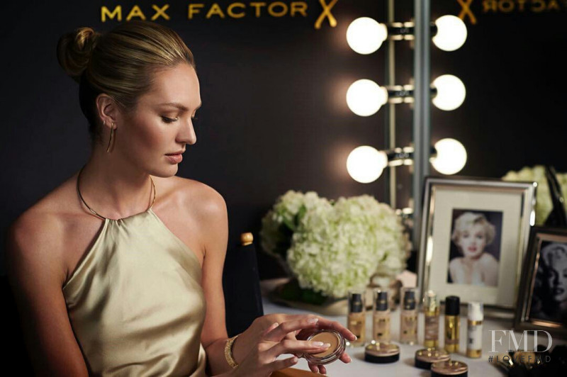 Candice Swanepoel featured in  the Max Factor advertisement for Autumn/Winter 2016