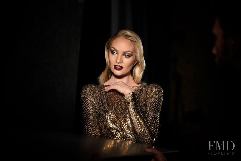 Candice Swanepoel featured in  the Max Factor advertisement for Autumn/Winter 2016