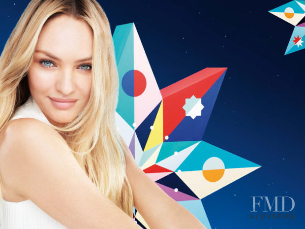Candice Swanepoel featured in  the Biotherm advertisement for Christmas 2016
