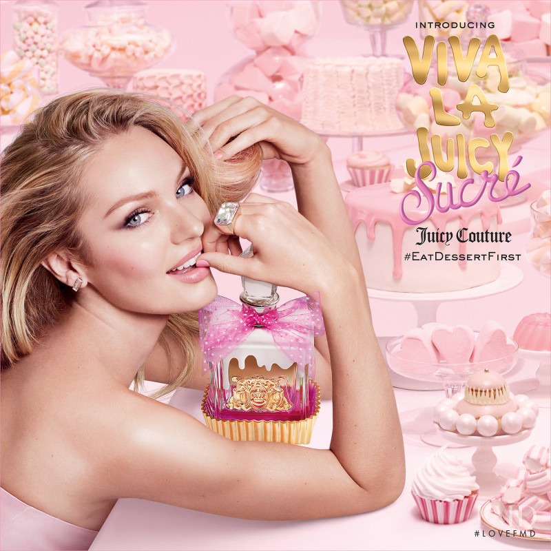 Candice Swanepoel featured in  the Juicy Couture Fragrance advertisement for Spring/Summer 2017