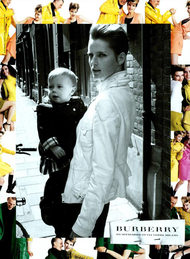 Stella Tennant featured in  the Burberry Prorsum advertisement for Autumn/Winter 2003