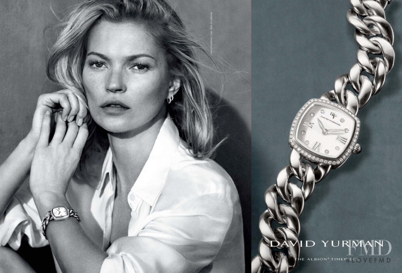 Kate Moss featured in  the David Yurman advertisement for Spring/Summer 2015
