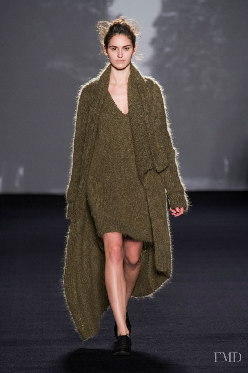 Iuliia Danko featured in  the Uma Wang fashion show for Autumn/Winter 2014