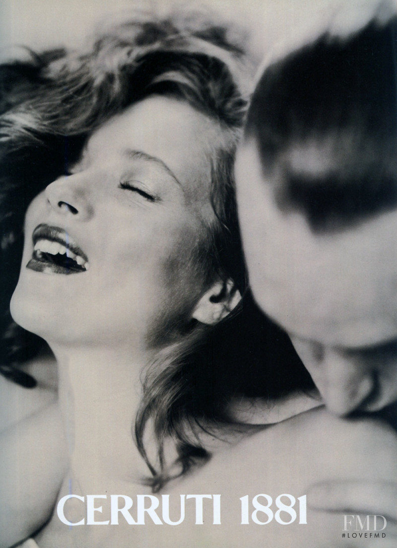 Kate Moss featured in  the Cerruti 1881 advertisement for Spring/Summer 1997