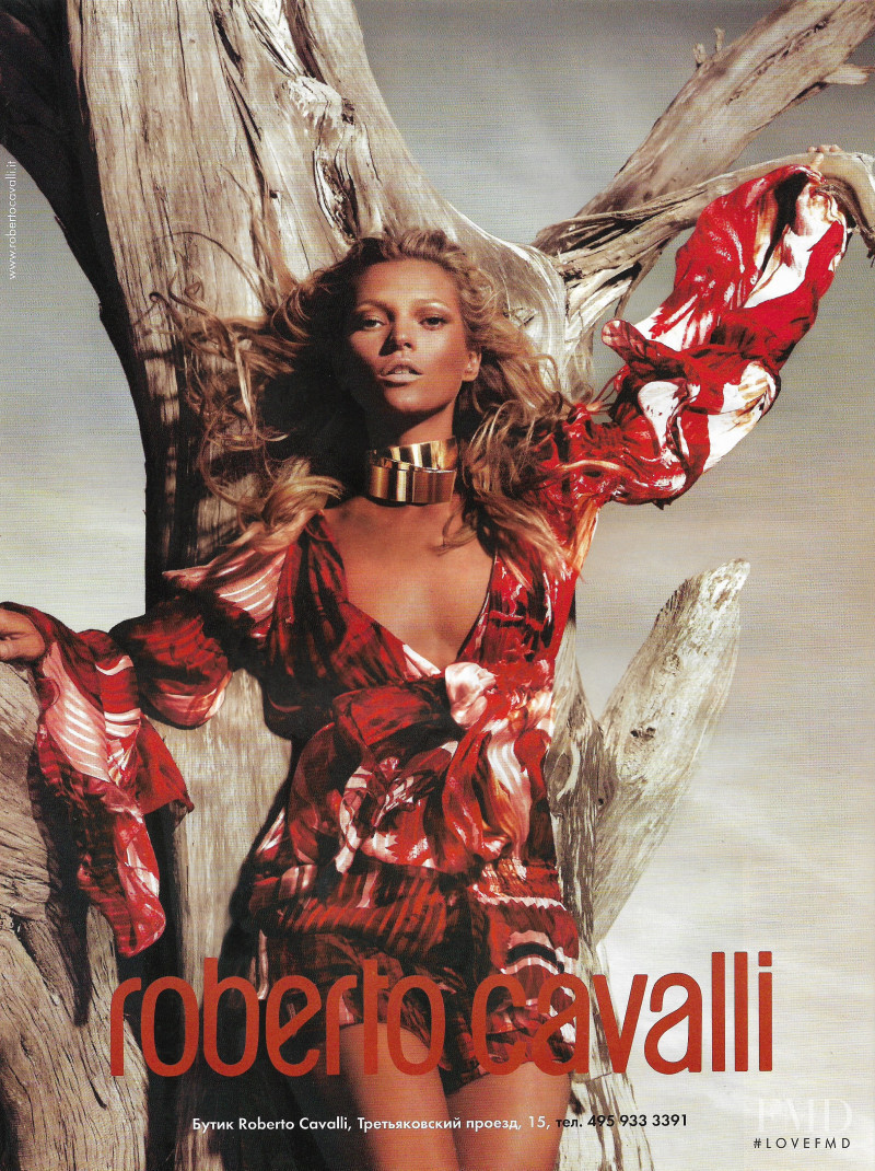 Kate Moss featured in  the Roberto Cavalli advertisement for Spring/Summer 2006