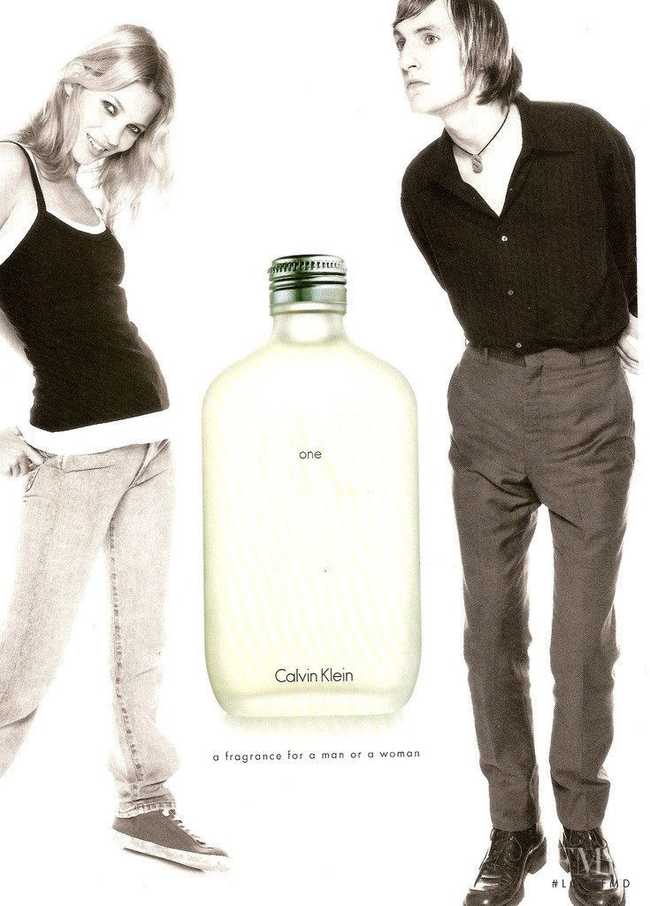 Kate Moss featured in  the Calvin Klein Fragrance advertisement for Spring/Summer 1996