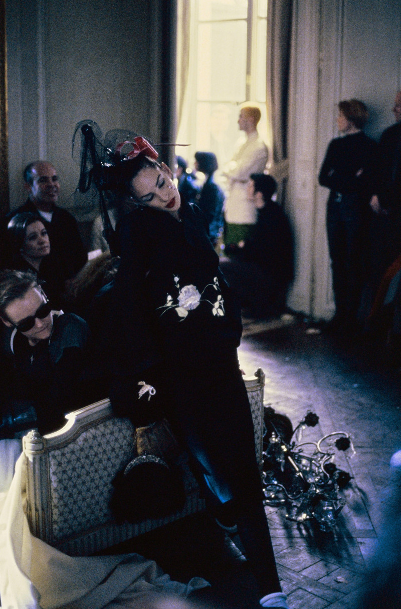 Debbie Deitering featured in  the John Galliano fashion show for Autumn/Winter 1994