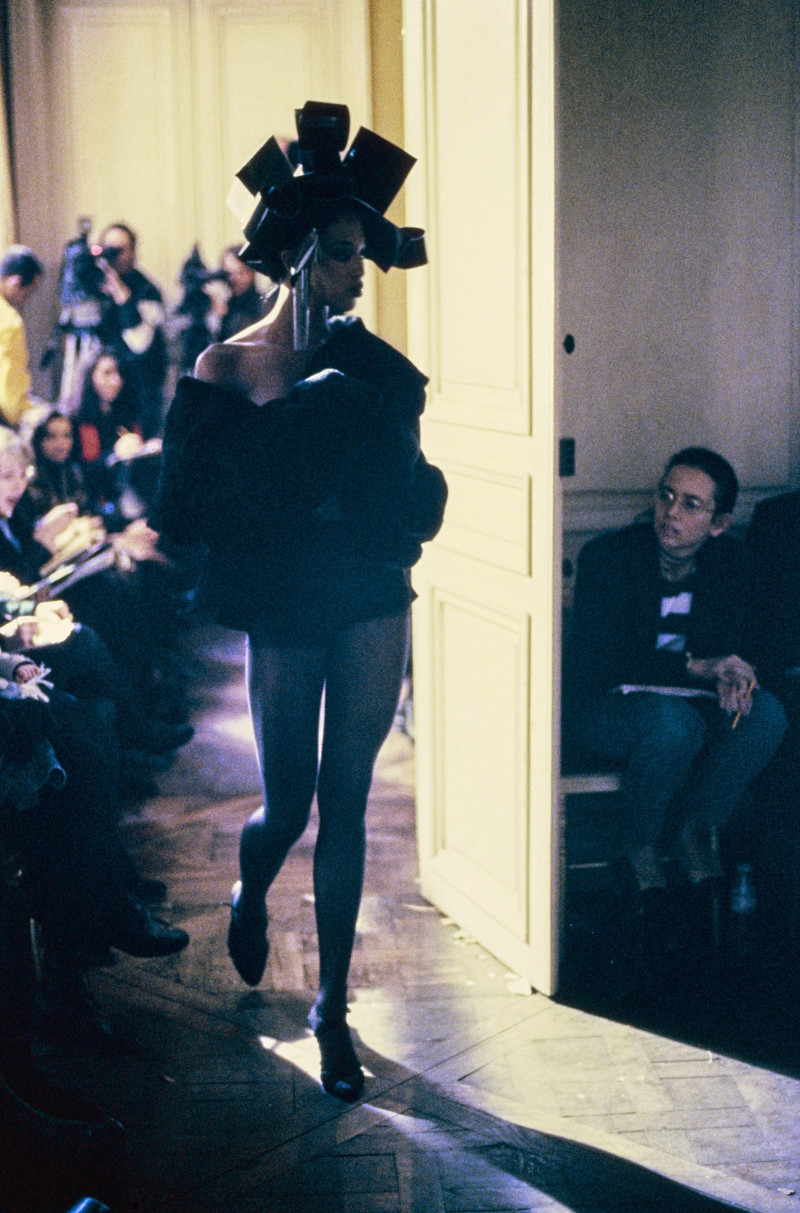 Naomi Campbell featured in  the John Galliano fashion show for Autumn/Winter 1994