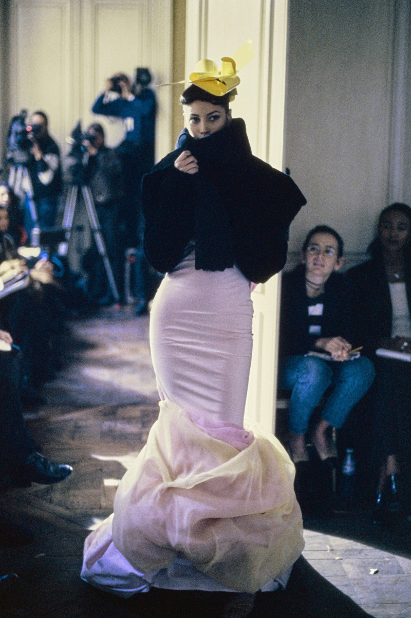 Christy Turlington featured in  the John Galliano fashion show for Autumn/Winter 1994