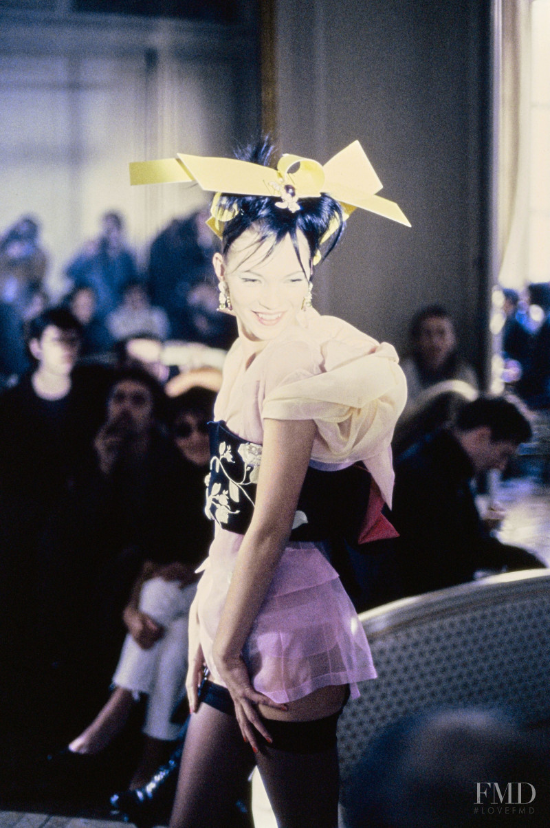 Kate Moss featured in  the John Galliano fashion show for Autumn/Winter 1994