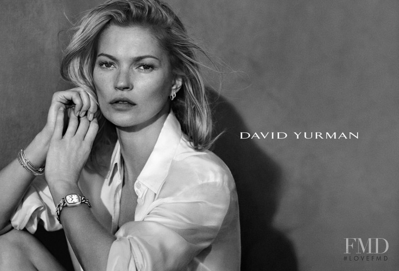 Kate Moss featured in  the David Yurman advertisement for Autumn/Winter 2015