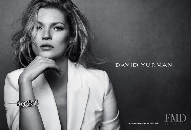 Kate Moss featured in  the David Yurman advertisement for Autumn/Winter 2015