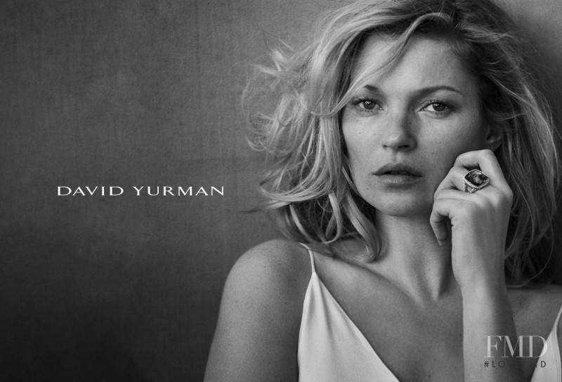 Kate Moss featured in  the David Yurman advertisement for Autumn/Winter 2015