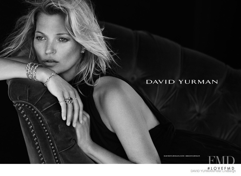 Kate Moss featured in  the David Yurman advertisement for Autumn/Winter 2014