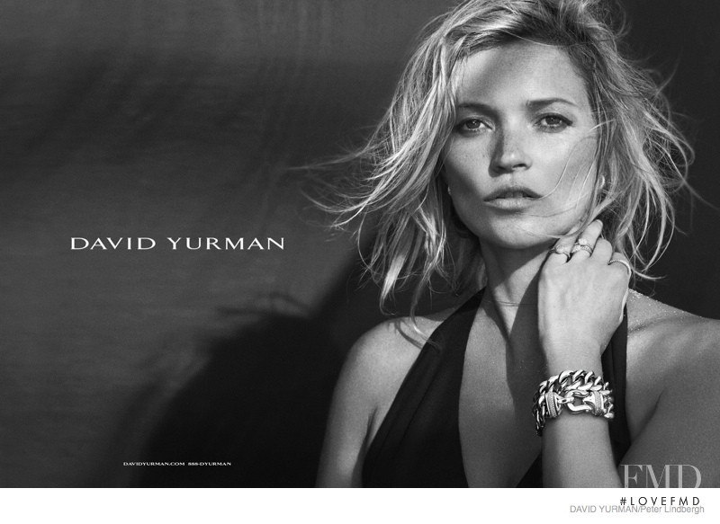 Kate Moss featured in  the David Yurman advertisement for Autumn/Winter 2014