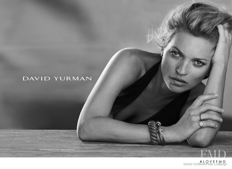 Kate Moss featured in  the David Yurman advertisement for Autumn/Winter 2014