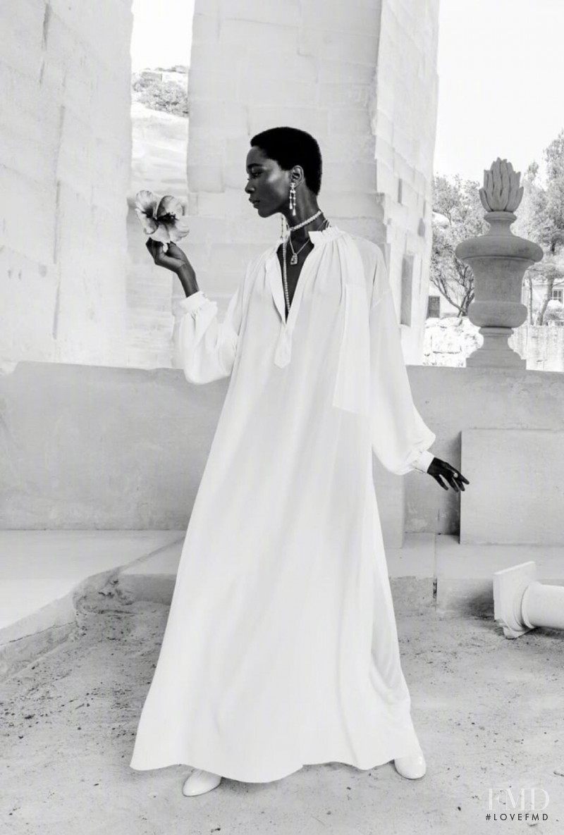 Mahany Pery featured in  the Chanel advertisement for Cruise 2022