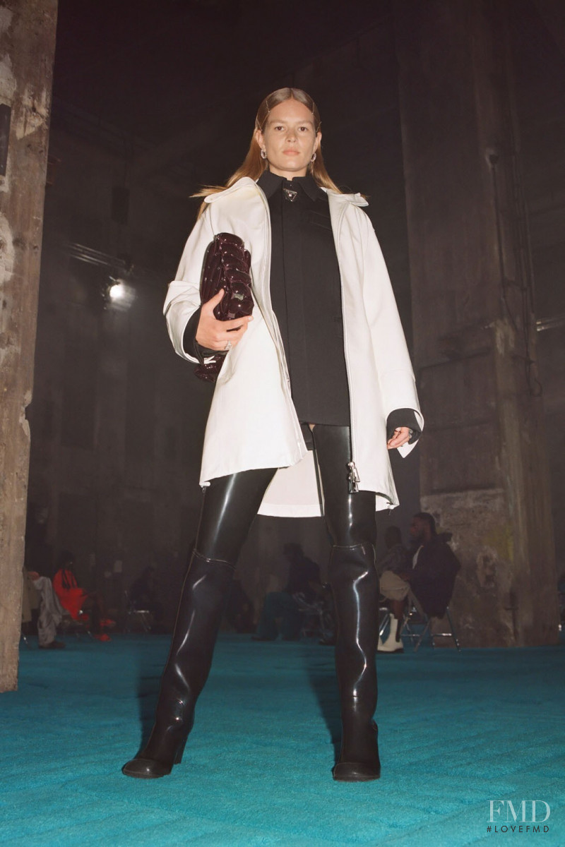 Anna Ewers featured in  the Bottega Veneta Salon 02 Show fashion show for Autumn/Winter 2021