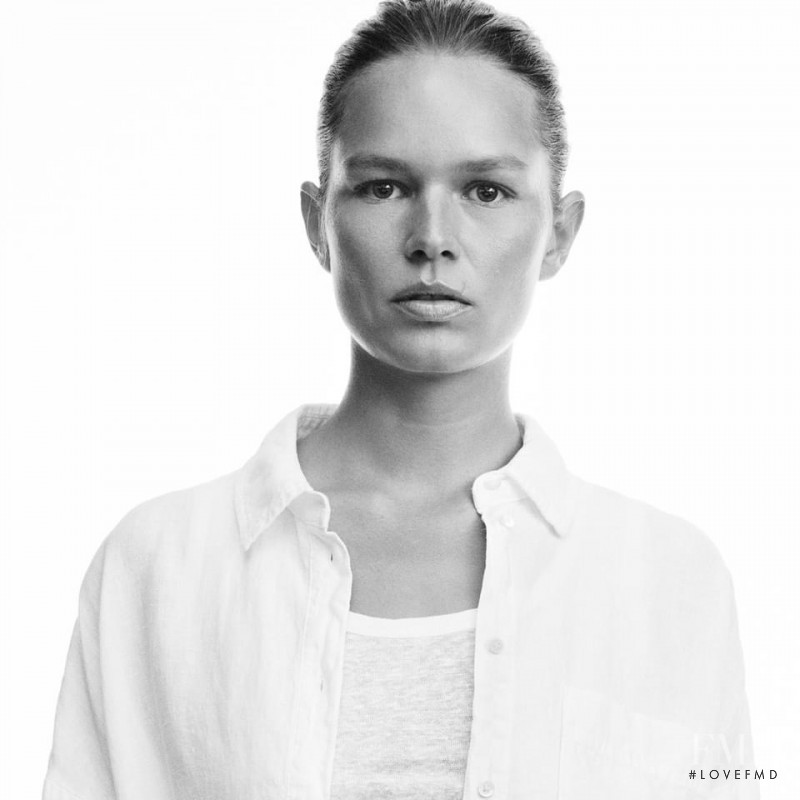 Anna Ewers featured in  the Marc O‘Polo advertisement for Spring/Summer 2021