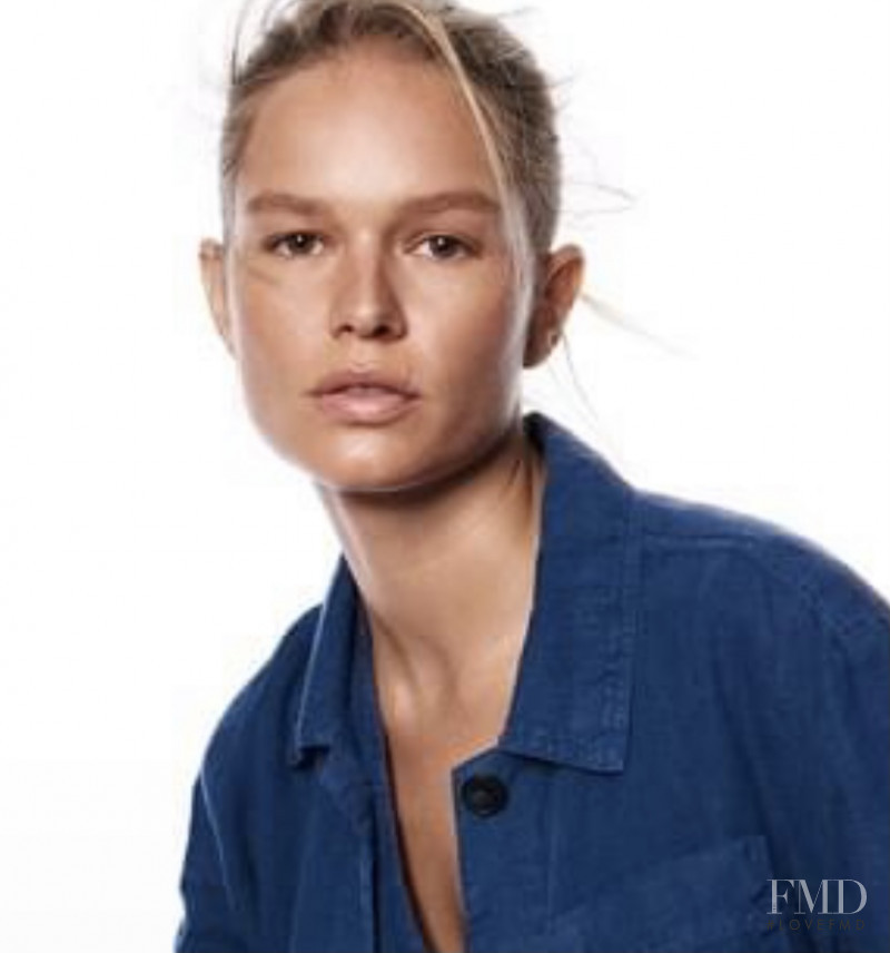 Anna Ewers featured in  the Marc O‘Polo advertisement for Spring/Summer 2021