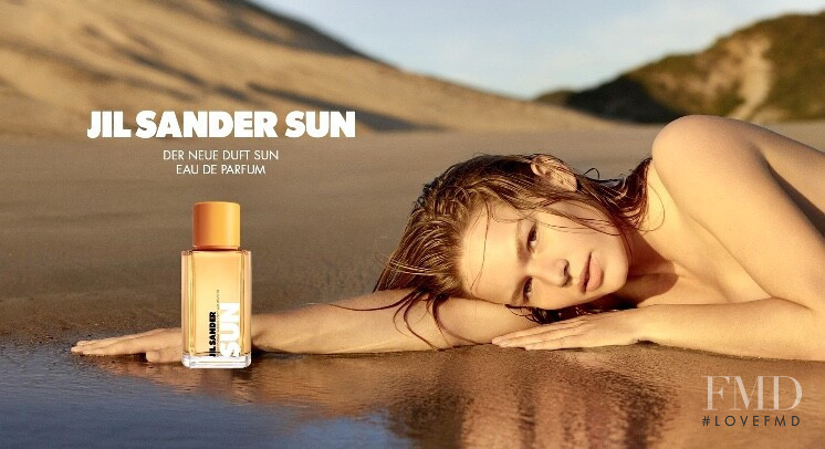 Anna Ewers featured in  the Jil Sander Sun Fragranc advertisement for Spring/Summer 2020