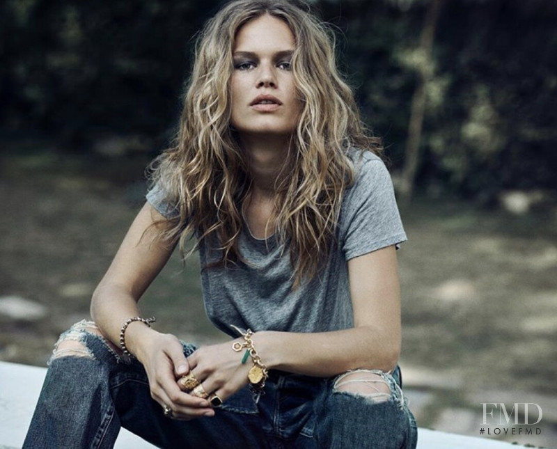 Anna Ewers featured in  the David Yurman Goldeneye advertisement for Summer 2020