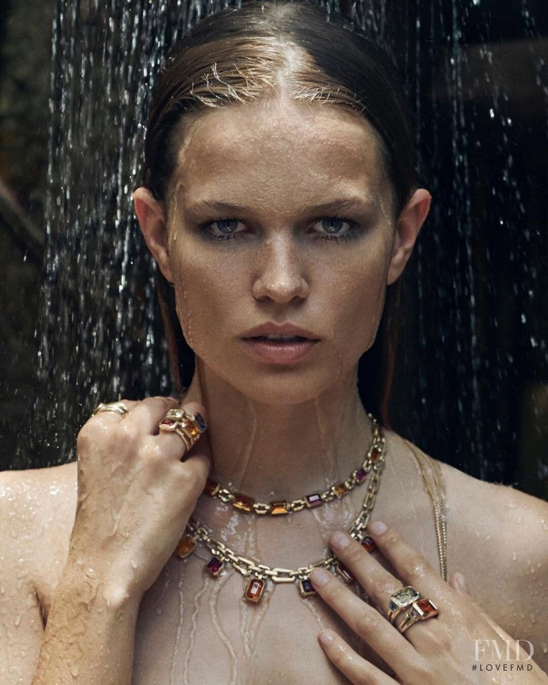 Anna Ewers featured in  the David Yurman advertisement for Spring/Summer 2019