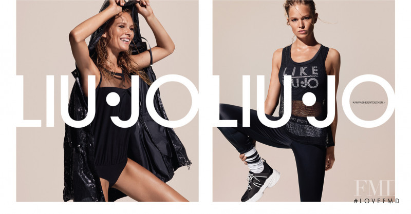 Anna Ewers featured in  the Liu Jo Glamourizing Sport advertisement for Spring/Summer 2019