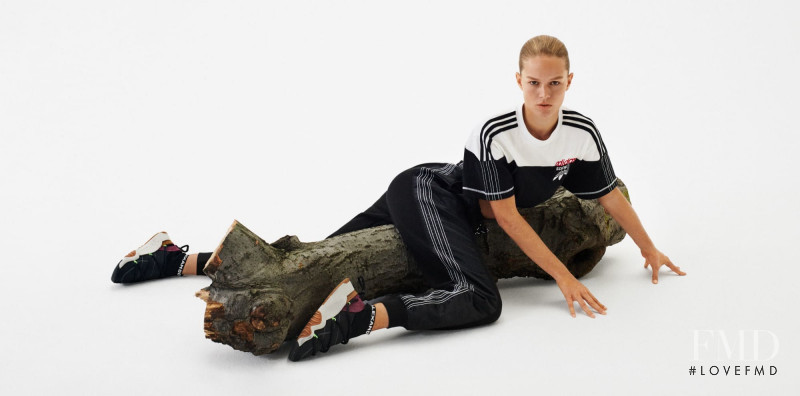 Anna Ewers featured in  the Adidas Originals x Alexander Wang advertisement for Winter 2018