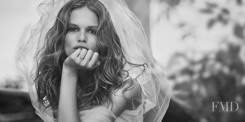 Anna Ewers featured in  the David Yurman Bridal advertisement for Autumn/Winter 2018