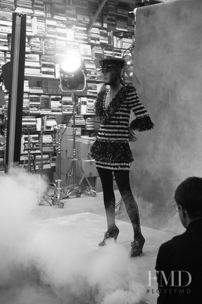 Anna Ewers featured in  the Chanel LinHamburg Metiers d\'Art lookbook for Pre-Fall 2018