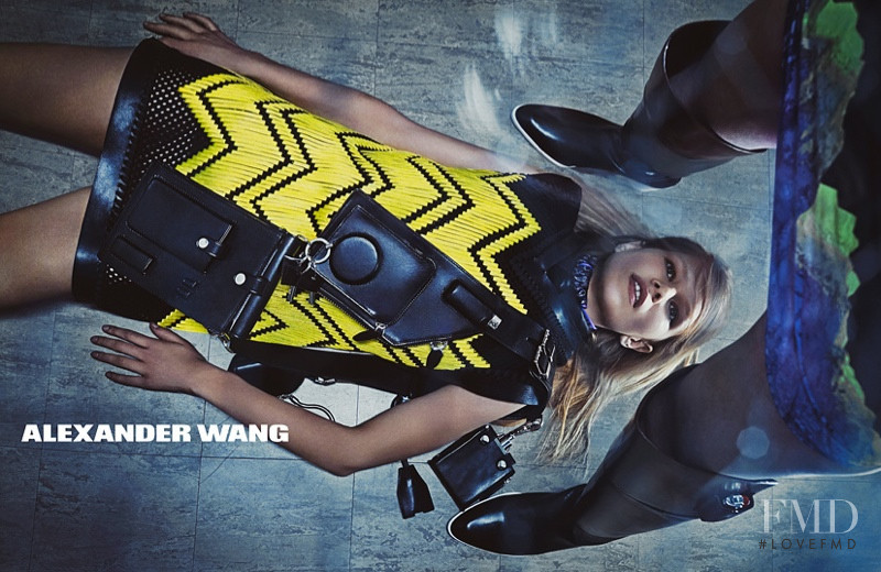 Anna Ewers featured in  the Alexander Wang advertisement for Pre-Fall 2017