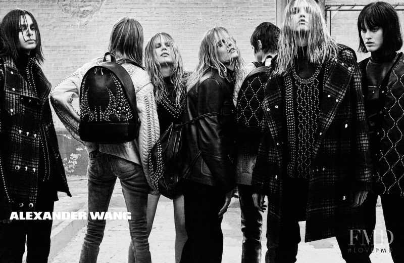 Anna Ewers featured in  the Alexander Wang advertisement for Pre-Fall 2017