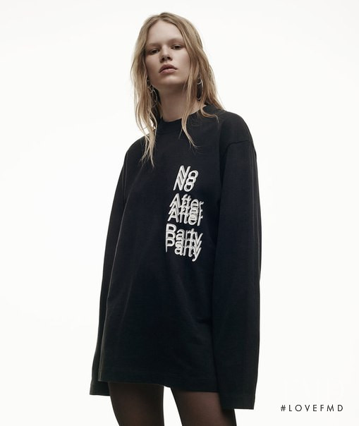 Anna Ewers featured in  the T by Alexander Wang lookbook for Pre-Fall 2017