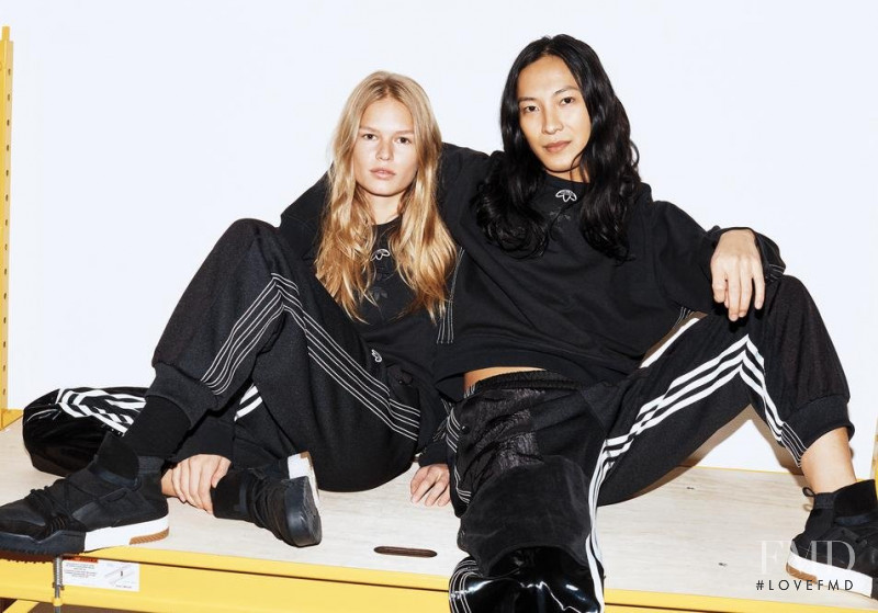 Anna Ewers featured in  the Adidas Originals x Alexander Wang advertisement for Spring/Summer 2017