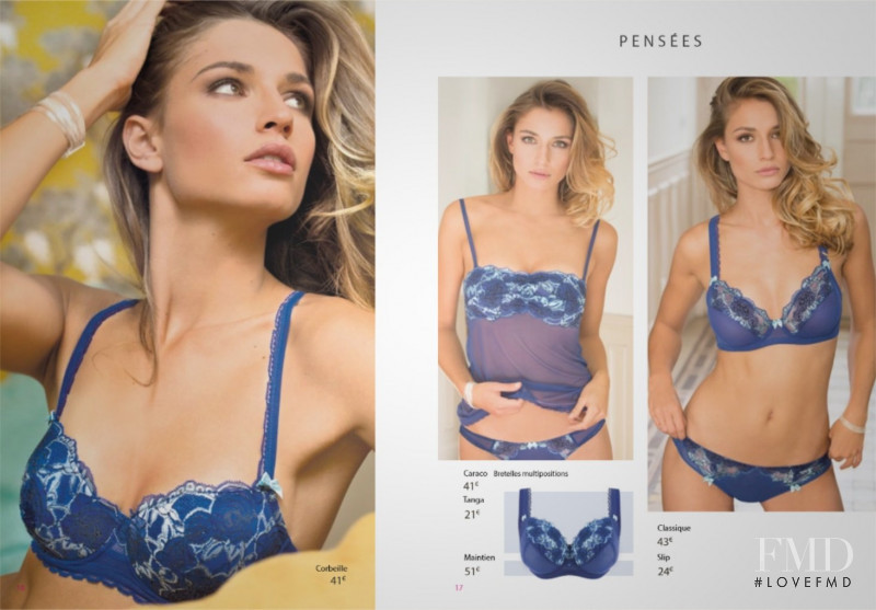 Aude-Jane Deville featured in  the Charlott\' Lingerie catalogue for Summer 2017