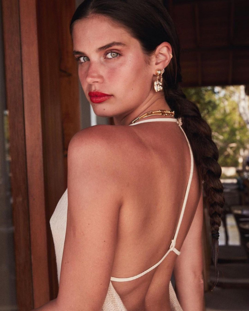 Sara Sampaio featured in  the REVOLVE advertisement for Summer 2021