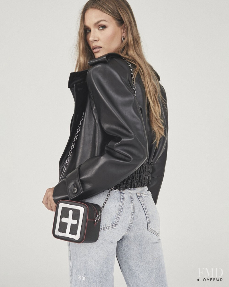 Josephine Skriver featured in  the Maeve x Brooklyn lookbook for Autumn/Winter 2021