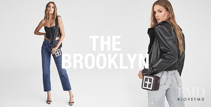 Josephine Skriver featured in  the Maeve x Brooklyn lookbook for Autumn/Winter 2021