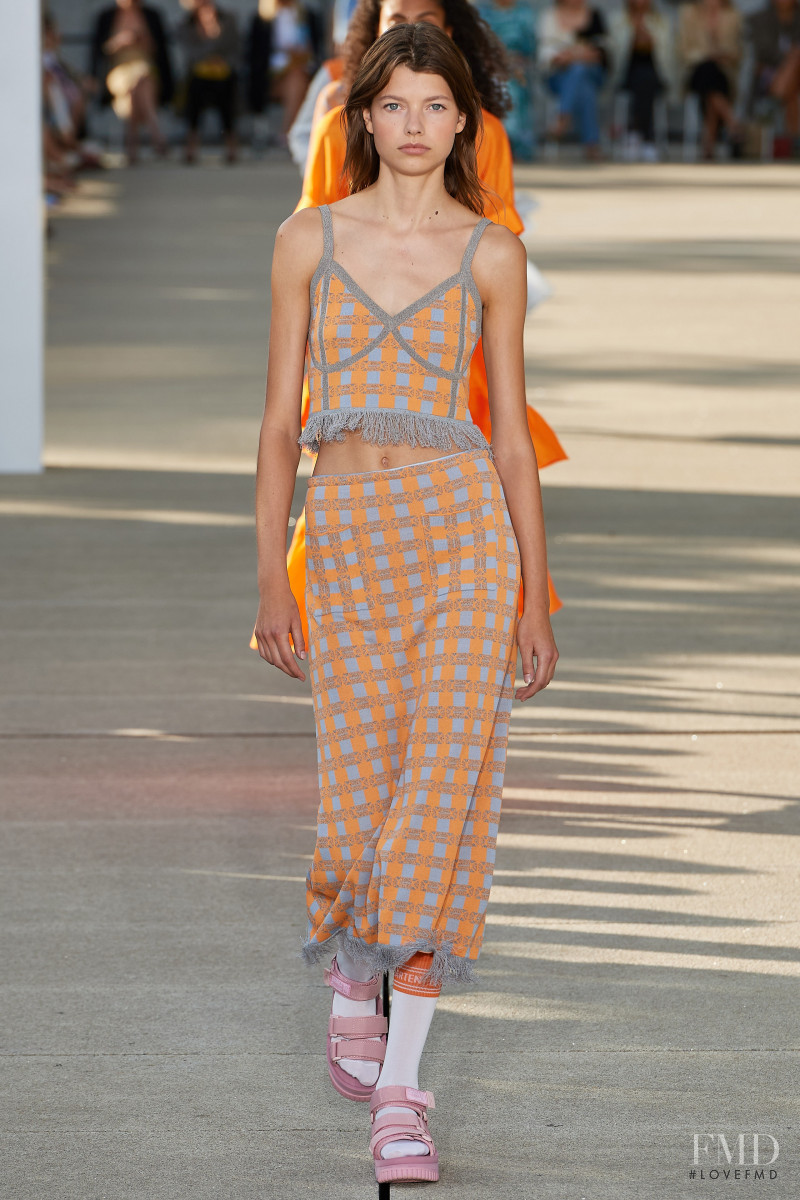 Mathilde Henning featured in  the Baum und Pferdgarten fashion show for Spring/Summer 2022