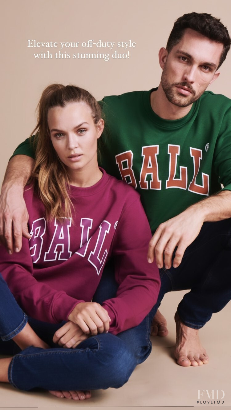 Josephine Skriver featured in  the Ball Original advertisement for Autumn/Winter 2021