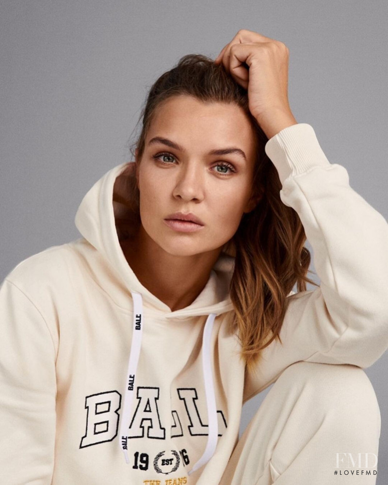 Josephine Skriver featured in  the Ball Original advertisement for Autumn/Winter 2021