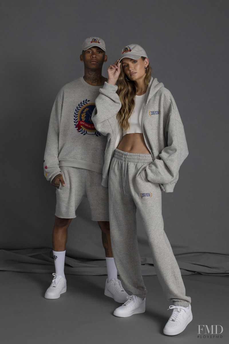 Josephine Skriver featured in  the The Local Love Club advertisement for Autumn/Winter 2021