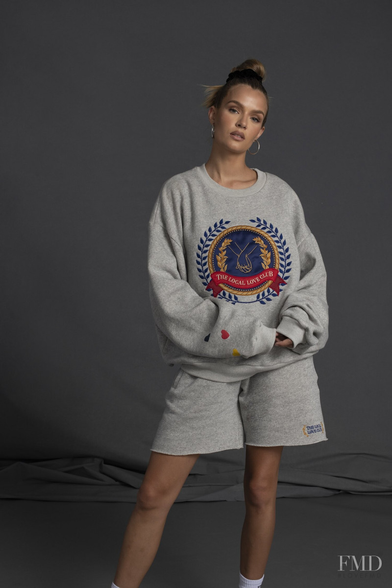 Josephine Skriver featured in  the The Local Love Club advertisement for Autumn/Winter 2021