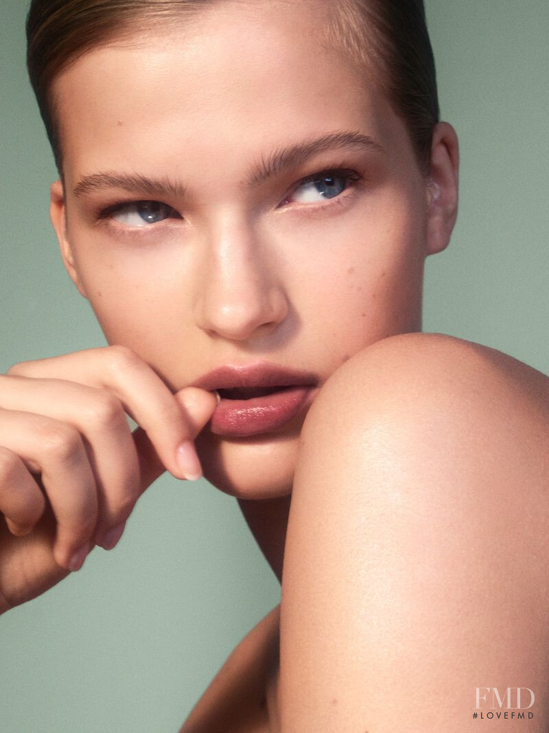 Aivita Muze featured in  the Victoria Beckham Beauty advertisement for Summer 2020